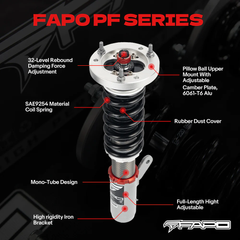 FAPO 32-Level Adjustable Coilovers for 1997-2006 BMW 3 Series 4th Gen (E46) PF006130
