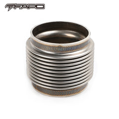 FAPO 2.5in ID T304 SS EXHAUST FLEX BELLOWS 2.55in Long Joint Pipe ULTRA STRONG FE902510