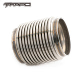 FAPO 3in ID T304 SS EXHAUST FLEX BELLOWS 4in Long Joint Pipe ULTRA STRONG FE903010
