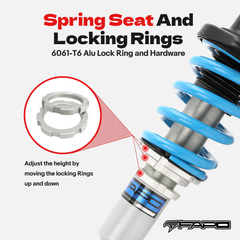FAPO 16-Level Adjustable Coilovers for 2004-2014 BMW 1 Series 1st Gen E81 E82 E87 E88 PS006920