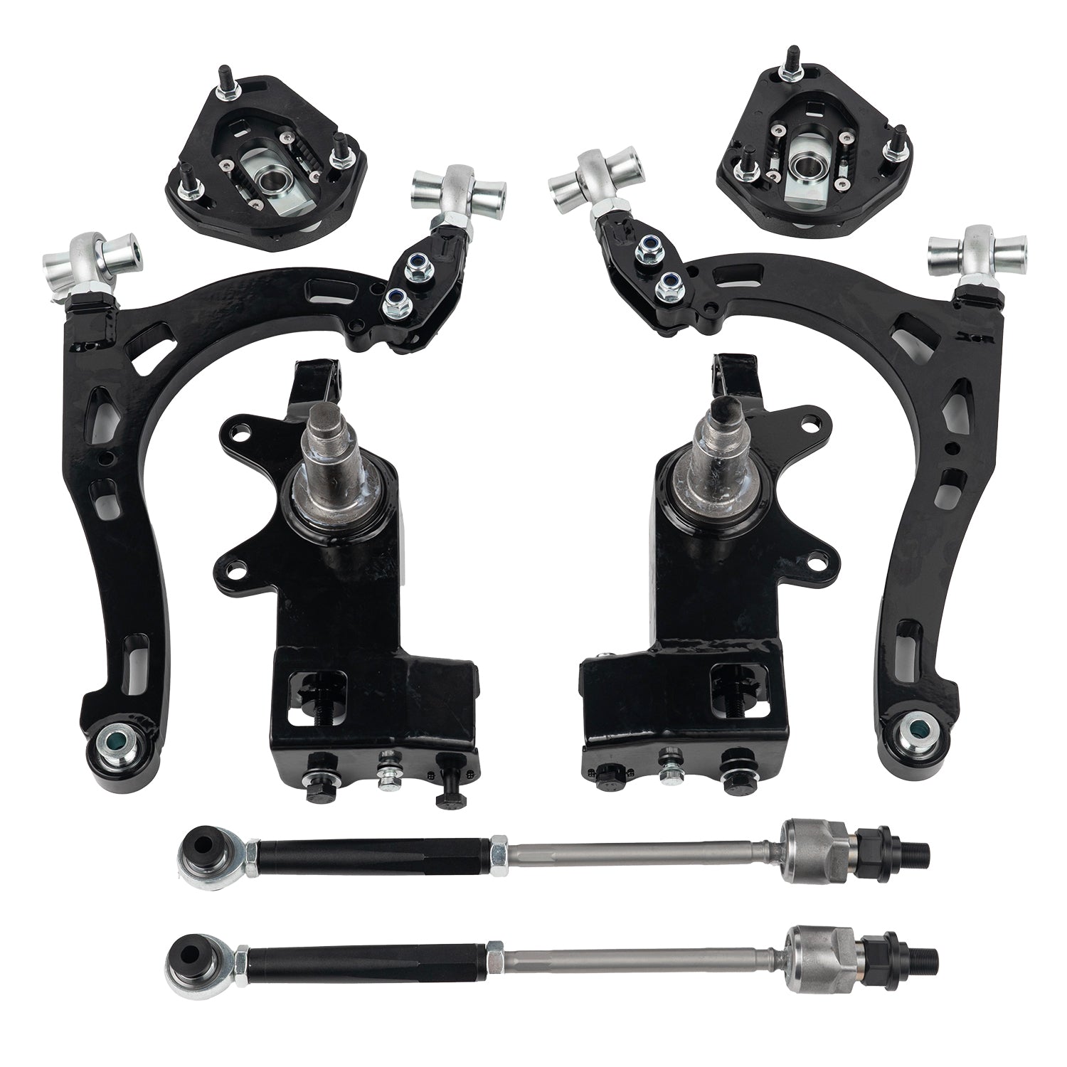 FAPO 8 PCS Front Steering Drift Angle Kit For 1989-2002 Nissan S13 S14 S15 200SX PZ061310