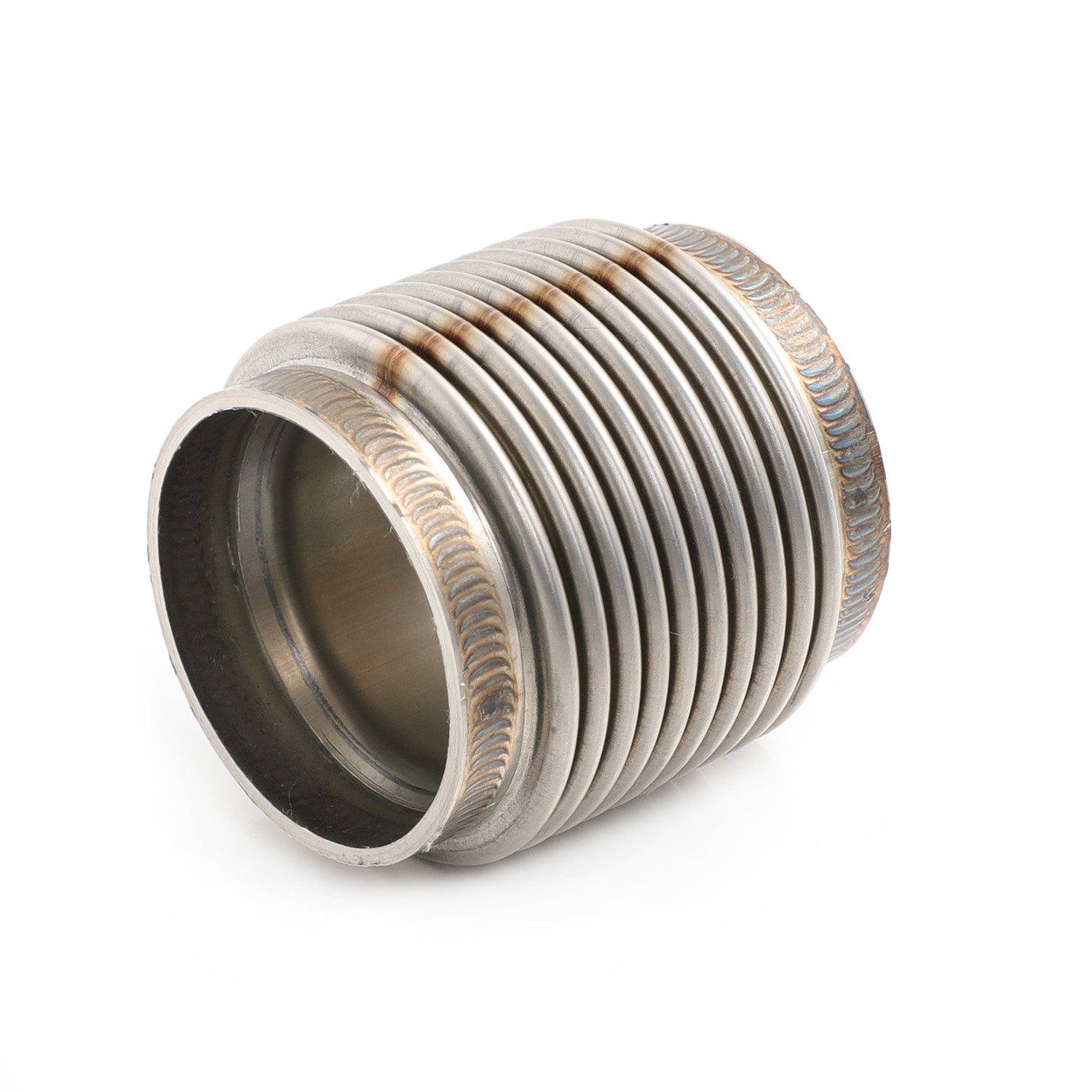 Universal 2  ID T304 SS EXHAUST FLEX BELLOWS 2.55  Long Flex Joint Pipe ULTRA STRONG FE902010 FE902010