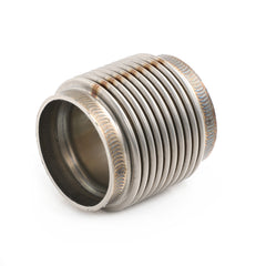 Universal 2  ID T304 SS EXHAUST FLEX BELLOWS 2.55  Long Flex Joint Pipe ULTRA STRONG FE902010 FE902010