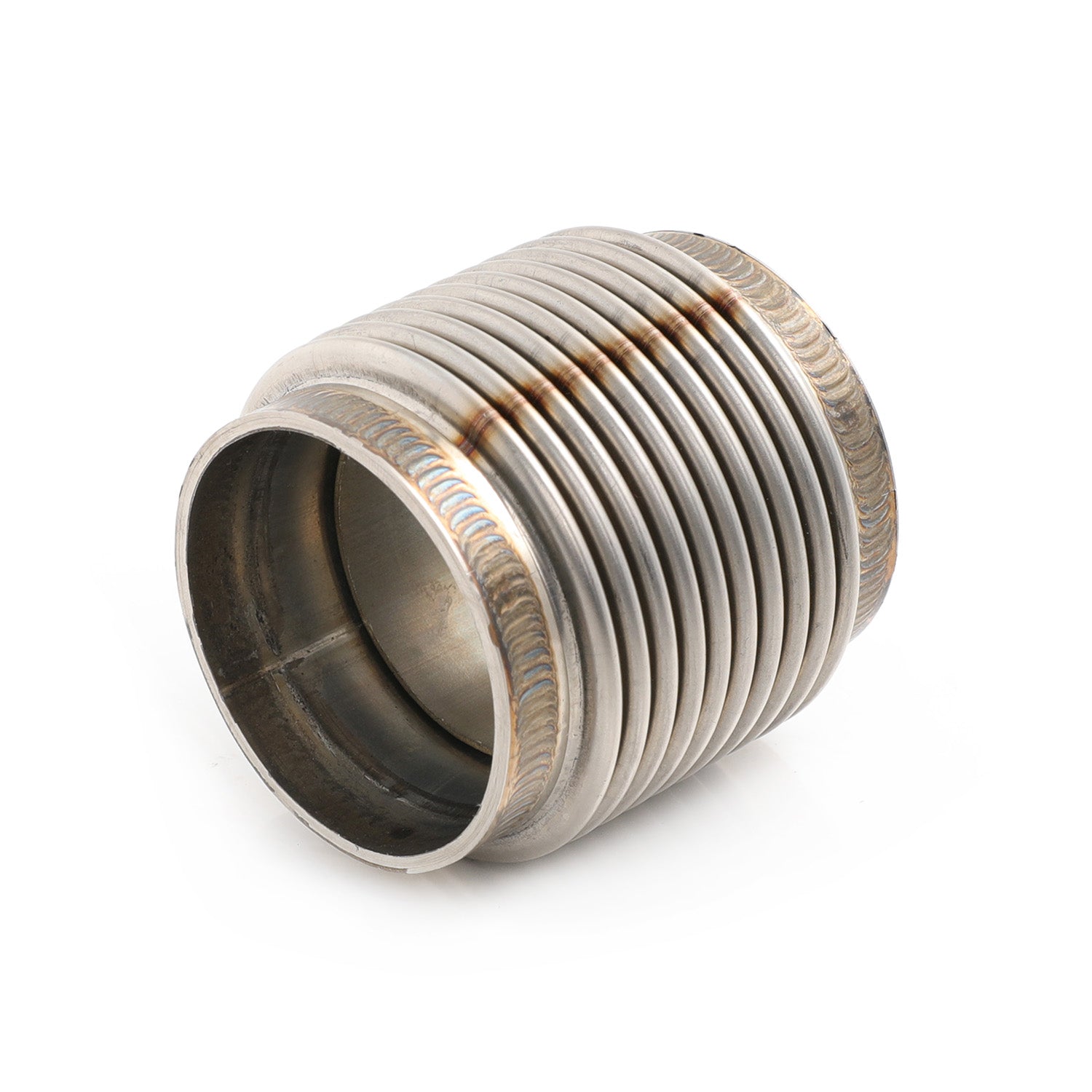 Universal 2  ID T304 SS EXHAUST FLEX BELLOWS 2.55  Long Flex Joint Pipe ULTRA STRONG FE902010 FE902010