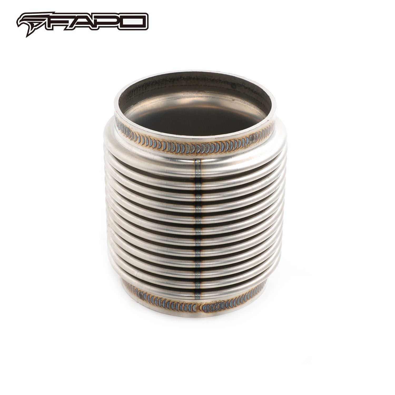 FAPO 3in ID T304 SS EXHAUST FLEX BELLOWS 4in Long Joint Pipe ULTRA STRONG FE903010