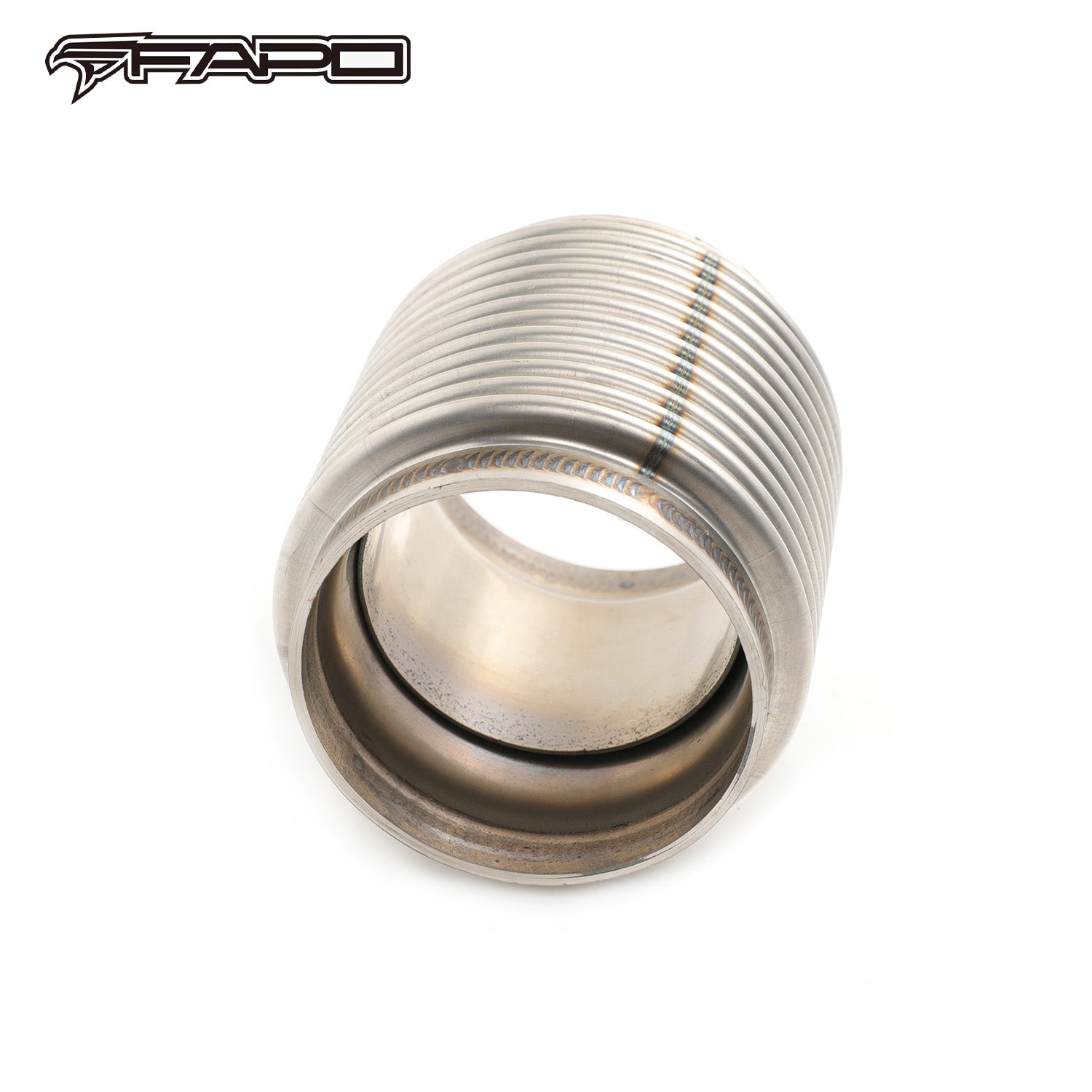 FAPO 3in ID T304 SS EXHAUST FLEX BELLOWS 4in Long Joint Pipe ULTRA STRONG FE903010