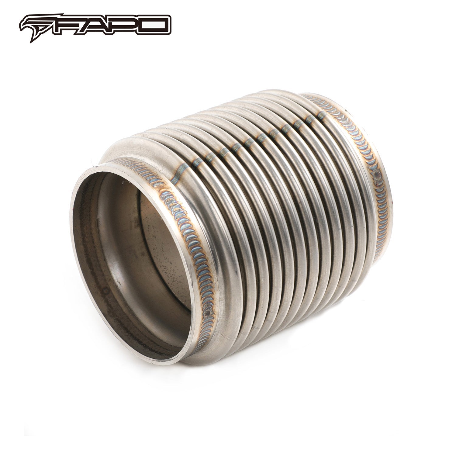 FAPO 3in ID T304 SS EXHAUST FLEX BELLOWS 4in Long Joint Pipe ULTRA STRONG FE903010