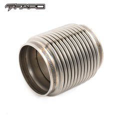 FAPO 3in ID T304 SS EXHAUST FLEX BELLOWS 4in Long Joint Pipe ULTRA STRONG FE903010