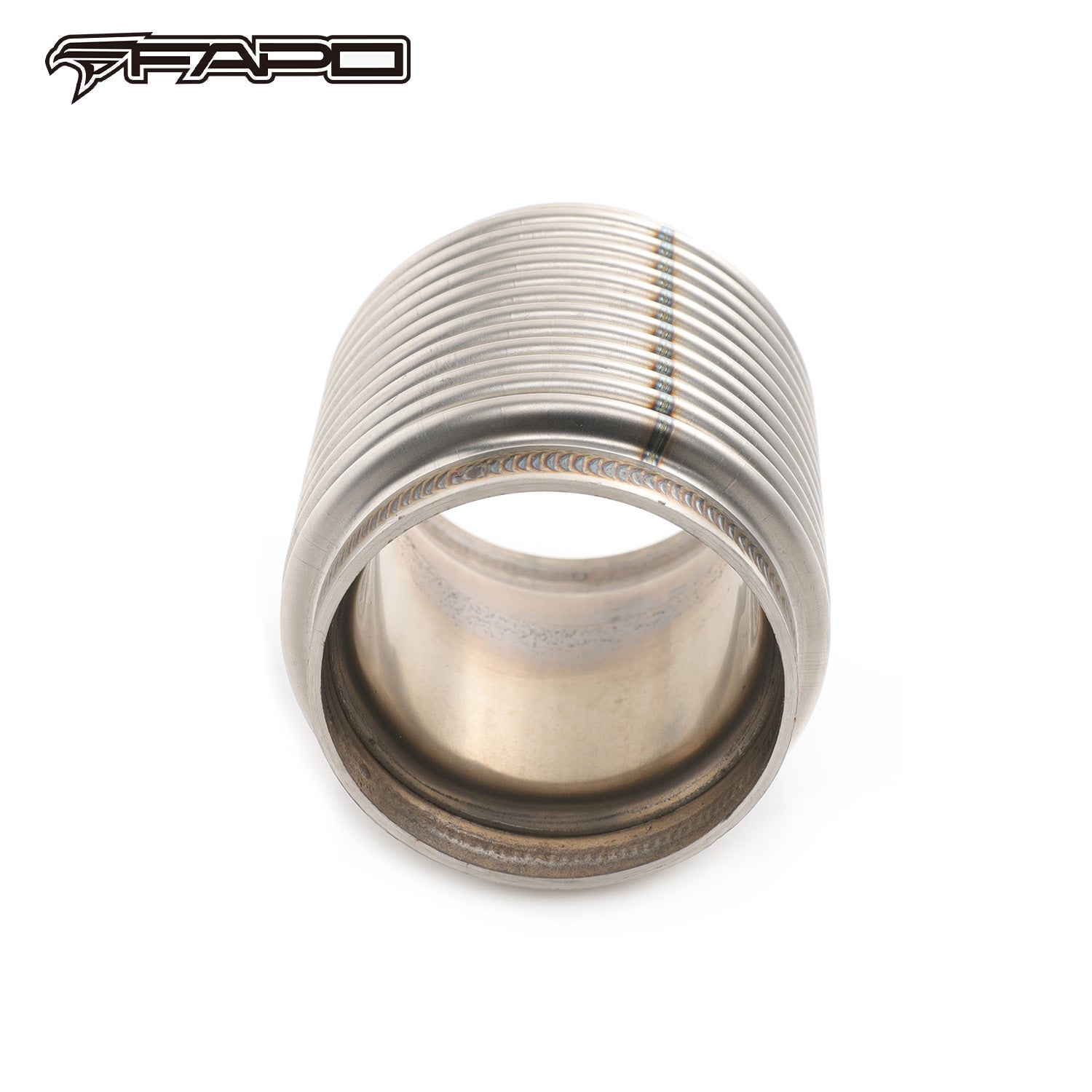 FAPO 3in ID T304 SS EXHAUST FLEX BELLOWS 4in Long Joint Pipe ULTRA STRONG FE903010