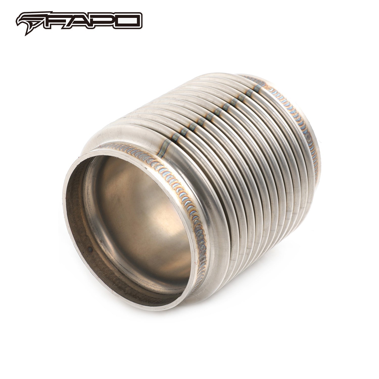 FAPO 3in ID T304 SS EXHAUST FLEX BELLOWS 4in Long Joint Pipe ULTRA STRONG FE903010