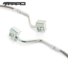 FAPO Front Extended Stainless Steel Brake Lines For Ford F-150 XLT Bronco 1980-1996 FZ031010