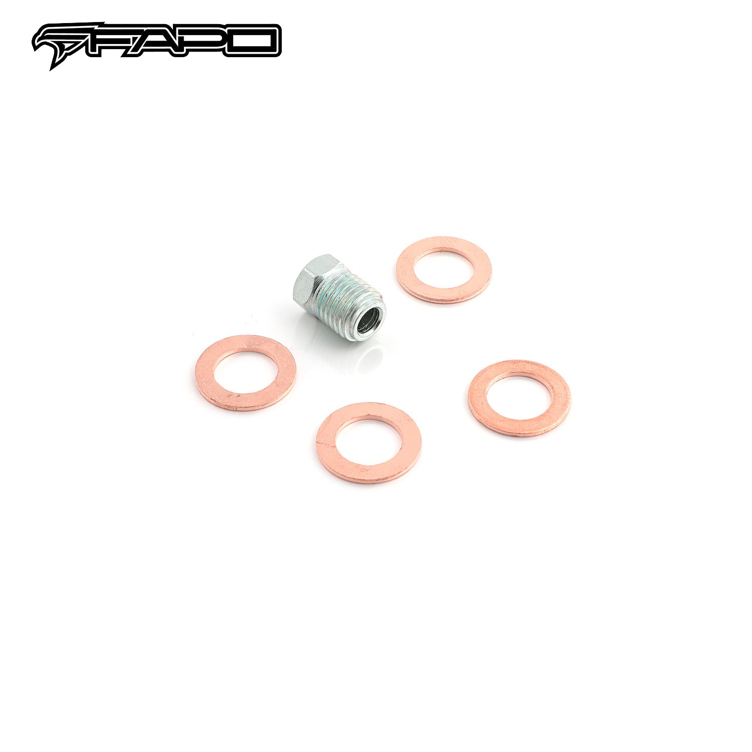 FAPO Front Extended Stainless Steel Brake Lines For Ford F-150 XLT Bronco 1980-1996 FZ031010