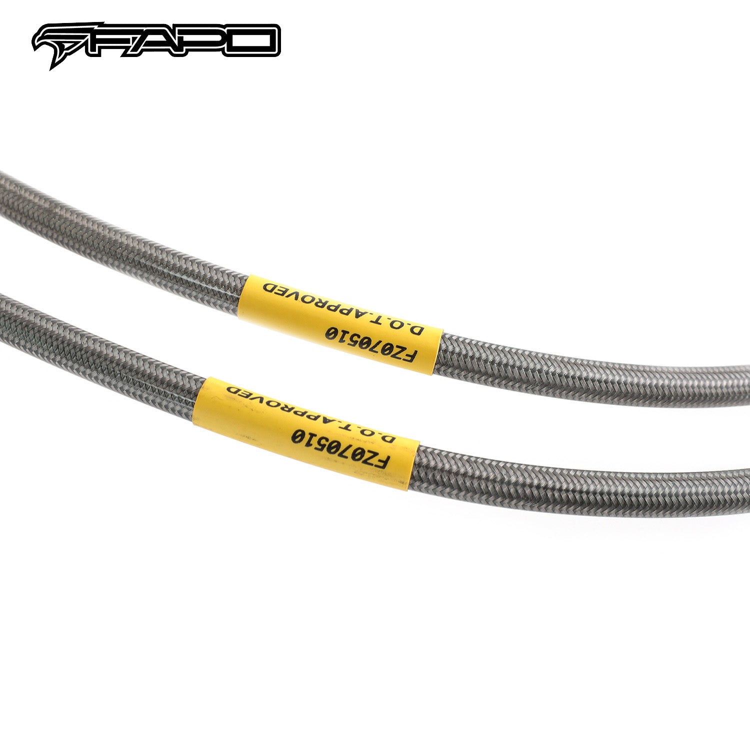 FAPO FRONT Extended Brake Line for 99-04 Ford F-250 F-350 Super Duty 4WD 4-8  lift FZ070510