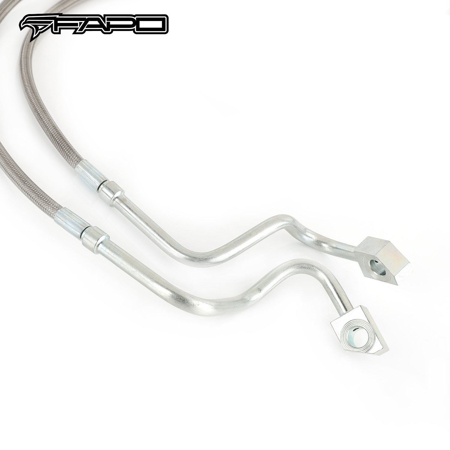 FAPO Extended SS Brake Line (FRONT) 08-15 Ford F-250 F-350 Super Duty 4WD 4-6  lift FZ071010