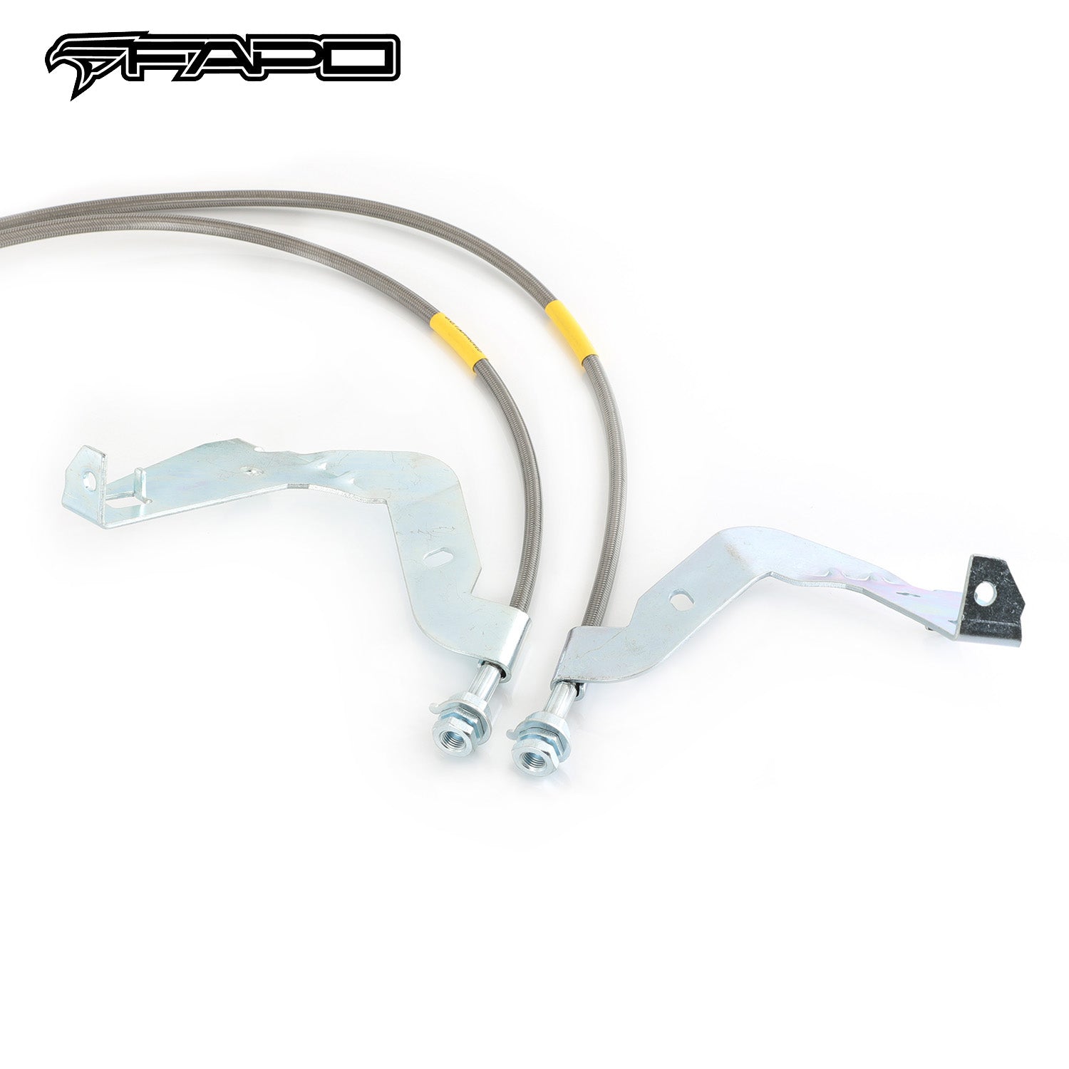 FAPO Extended SS Brake Line (FRONT) 08-15 Ford F-250 F-350 Super Duty 4WD 4-6  lift FZ071010
