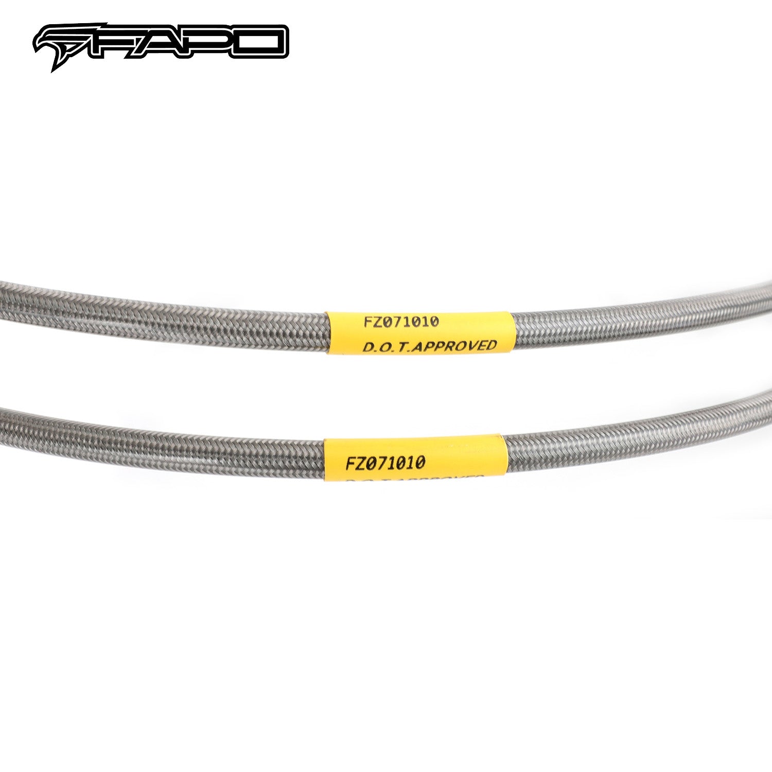 FAPO Extended SS Brake Line (FRONT) 08-15 Ford F-250 F-350 Super Duty 4WD 4-6  lift FZ071010