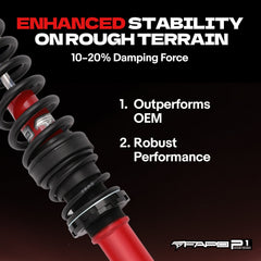 FAPO Front Off-Road Struts for Toyota Tacoma 2005-2023 0-2 in Lift PA164210 2PCS