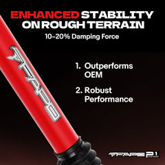 FAPO Rear Off-road Shocks for Chevrolet Silverado 1500 2007-2021 / 1500 Classic 2019 0-4in Lift PA162010
