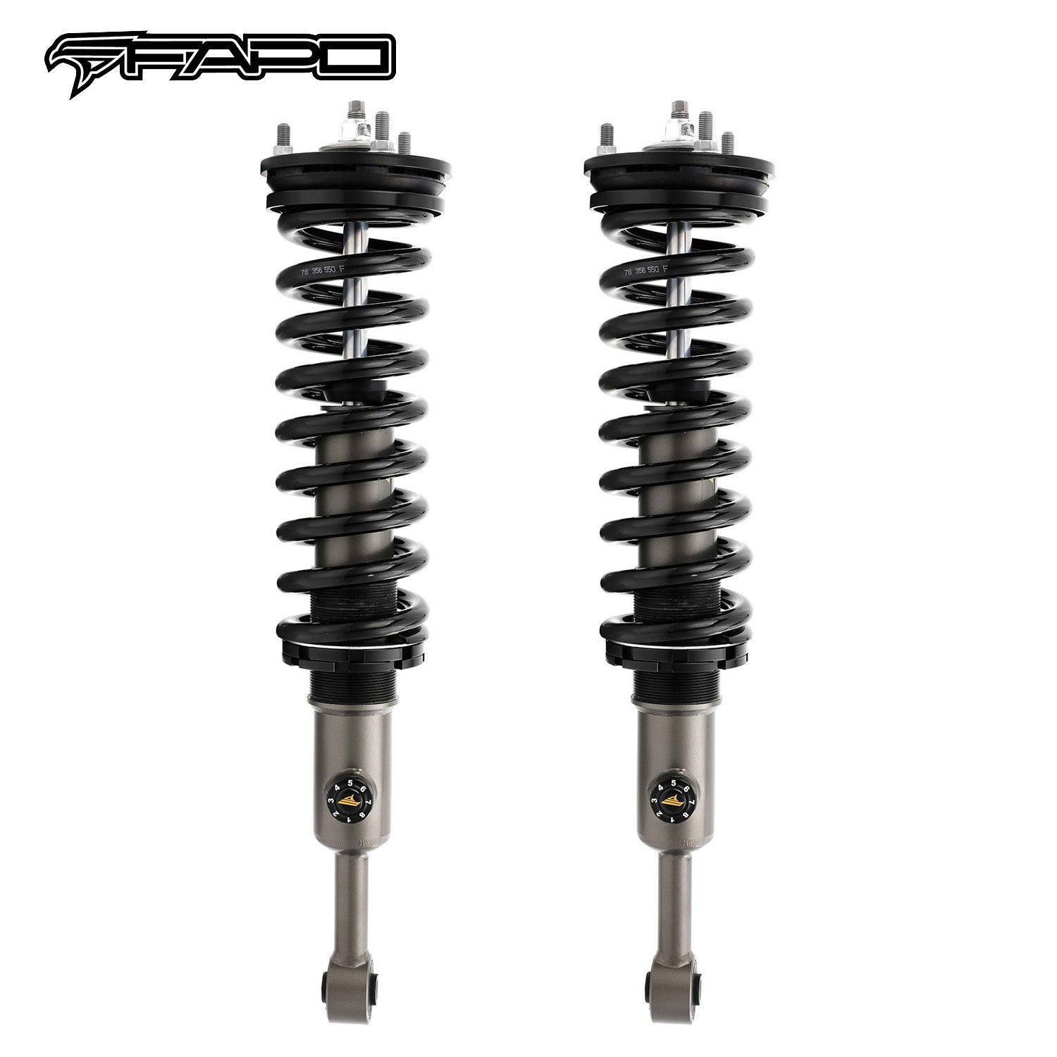 8-Stage Front 3-3.5 in Lift Struts for Toyota Tacoma 2005-2021 PA164330