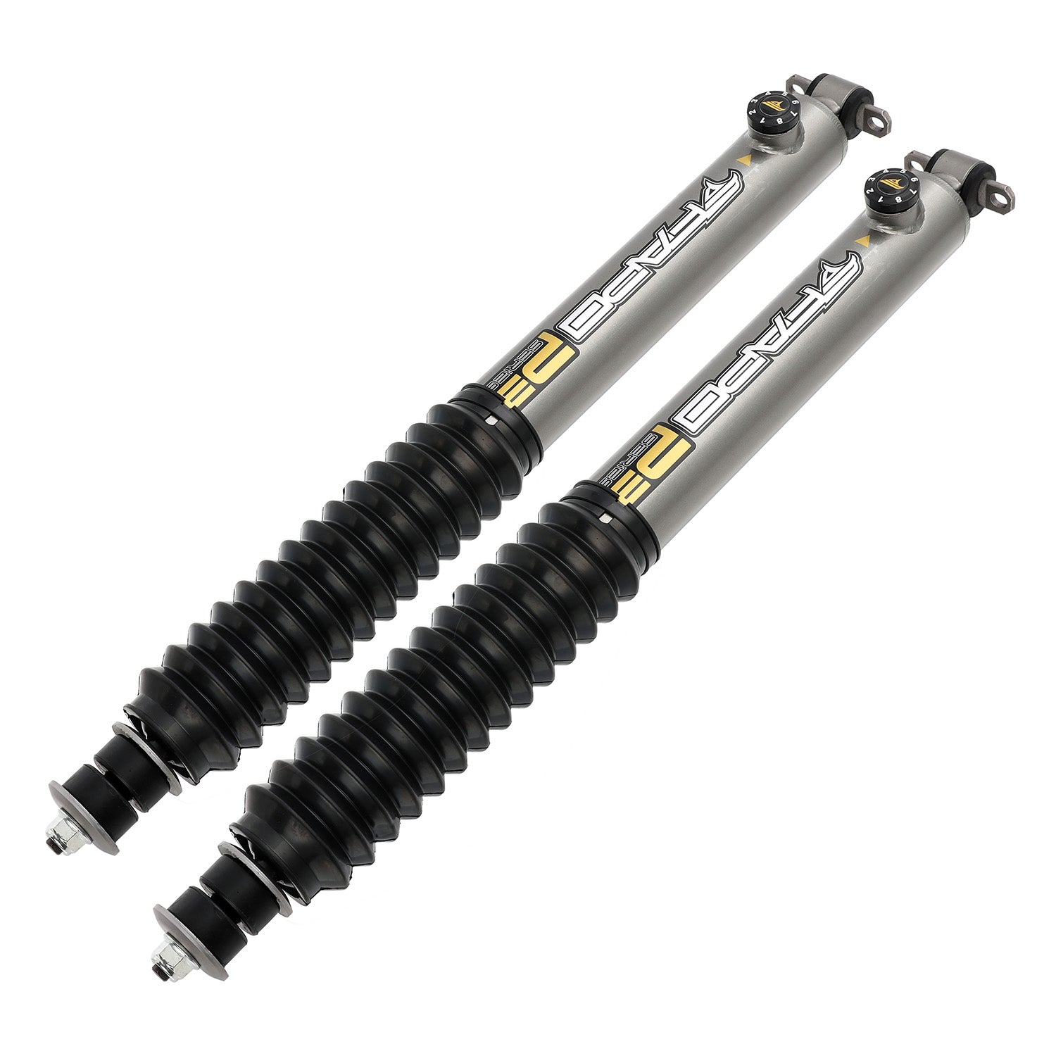 8-Stage Front 1-3 in Lift Shocks for 1997-2006 Jeep Wrangler TJ PA164430