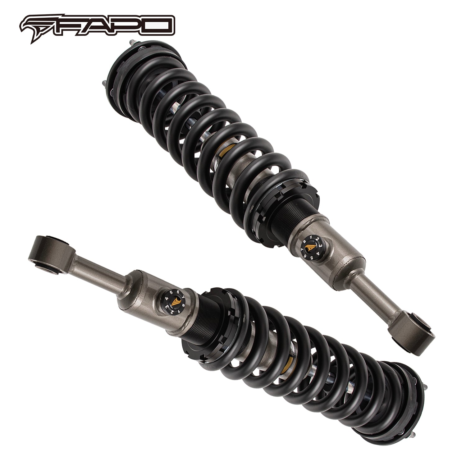 8-Stage Front 0-2 in Lift Struts for 2008 - 2021 Toyota Land Cruiser 200 PA165430