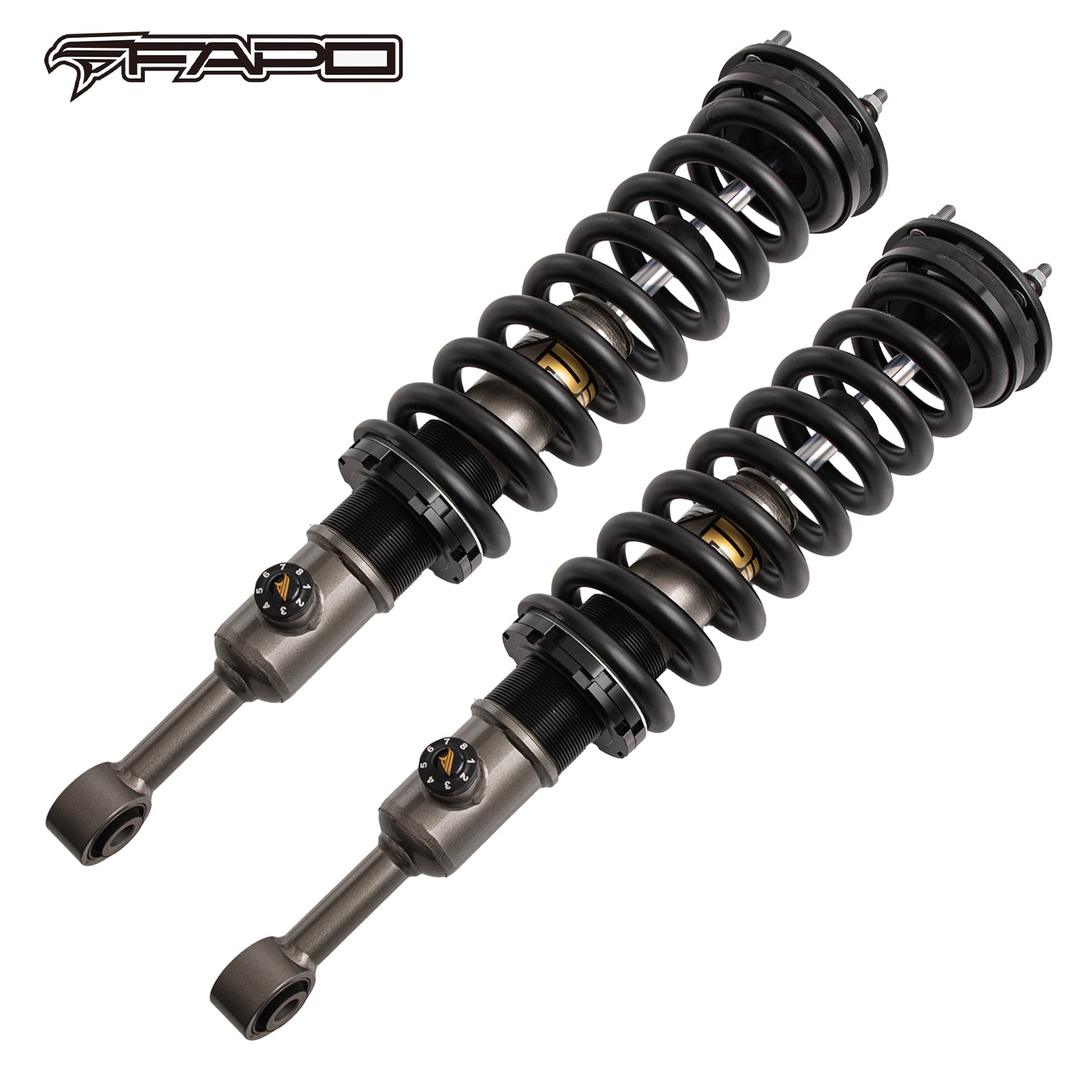 8-Stage Front 0-2 in Lift Struts for 2008 - 2021 Toyota Land Cruiser 200 PA165430