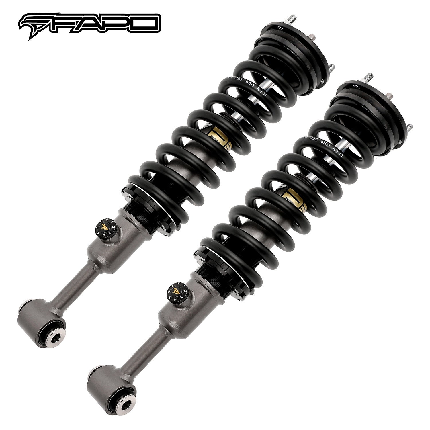 8-Stage Front 0-2 in Lift Shocks for 2009-2013 Ford F-150 PA167130