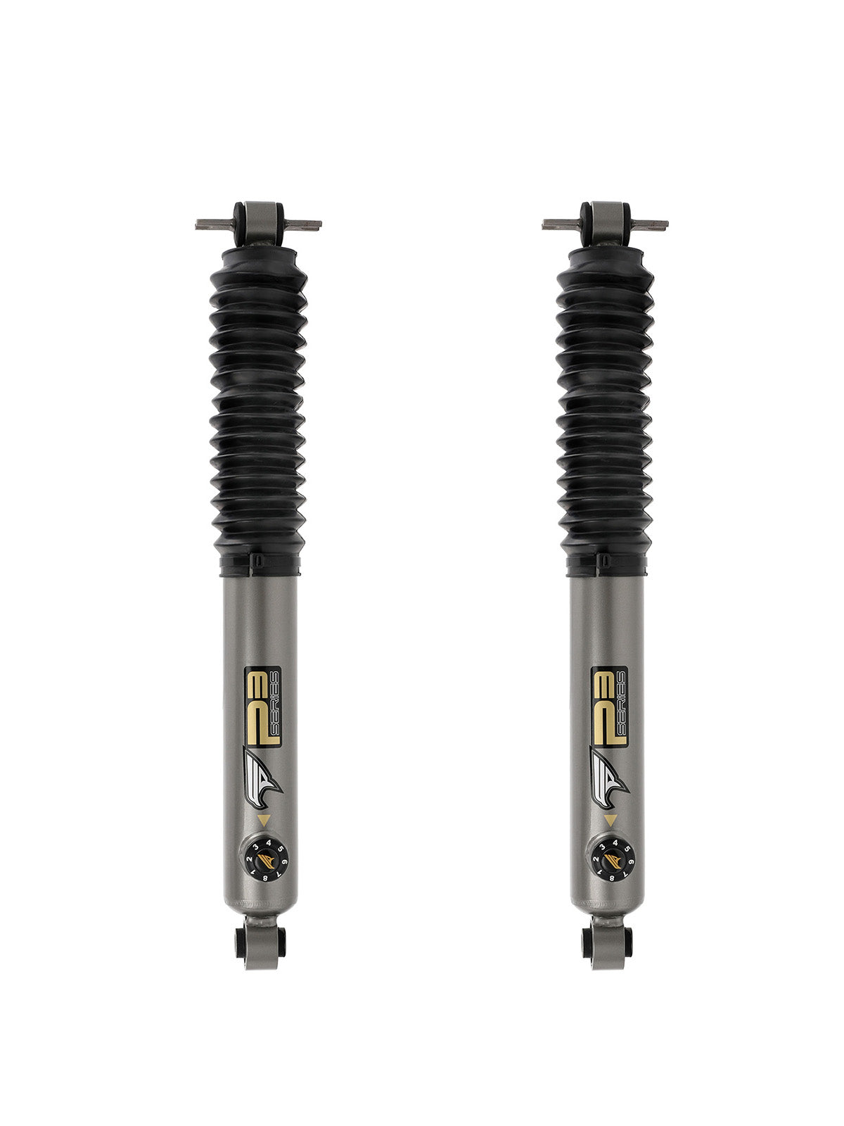 8-Stage Rear 0-3 in Lift Shocks for 1997-2006 Jeep Wrangler TJ PA264430