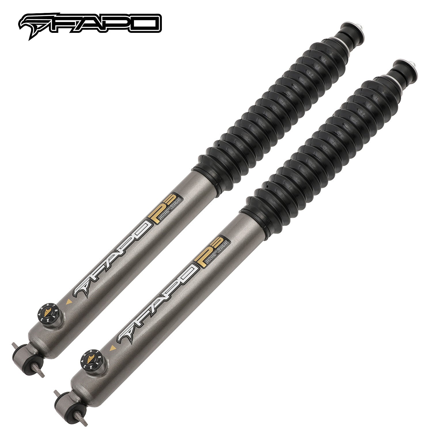 8-Stage Front 6.5-8 in Lift Shocks for Jeep Wrangler TJ 1997-2006 PA291630