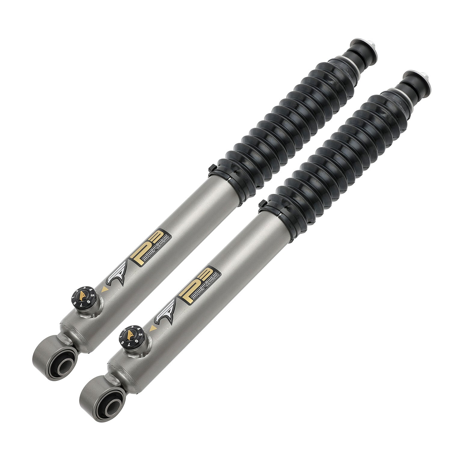 8-Stage Rear 2-3 in Lift Shocks for 2003-2021 Toyota Land Cruiser Prado 4Runner FJ CRUISER PA292430
