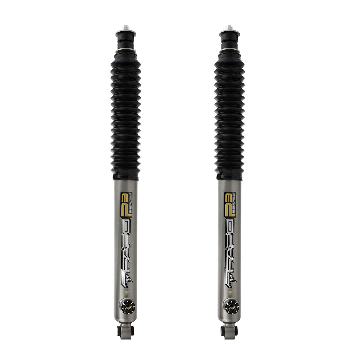 8-Stage Front 3-4.5 in Lift Shocks for 2007-2018 Jeep Wrangler JK PA360630