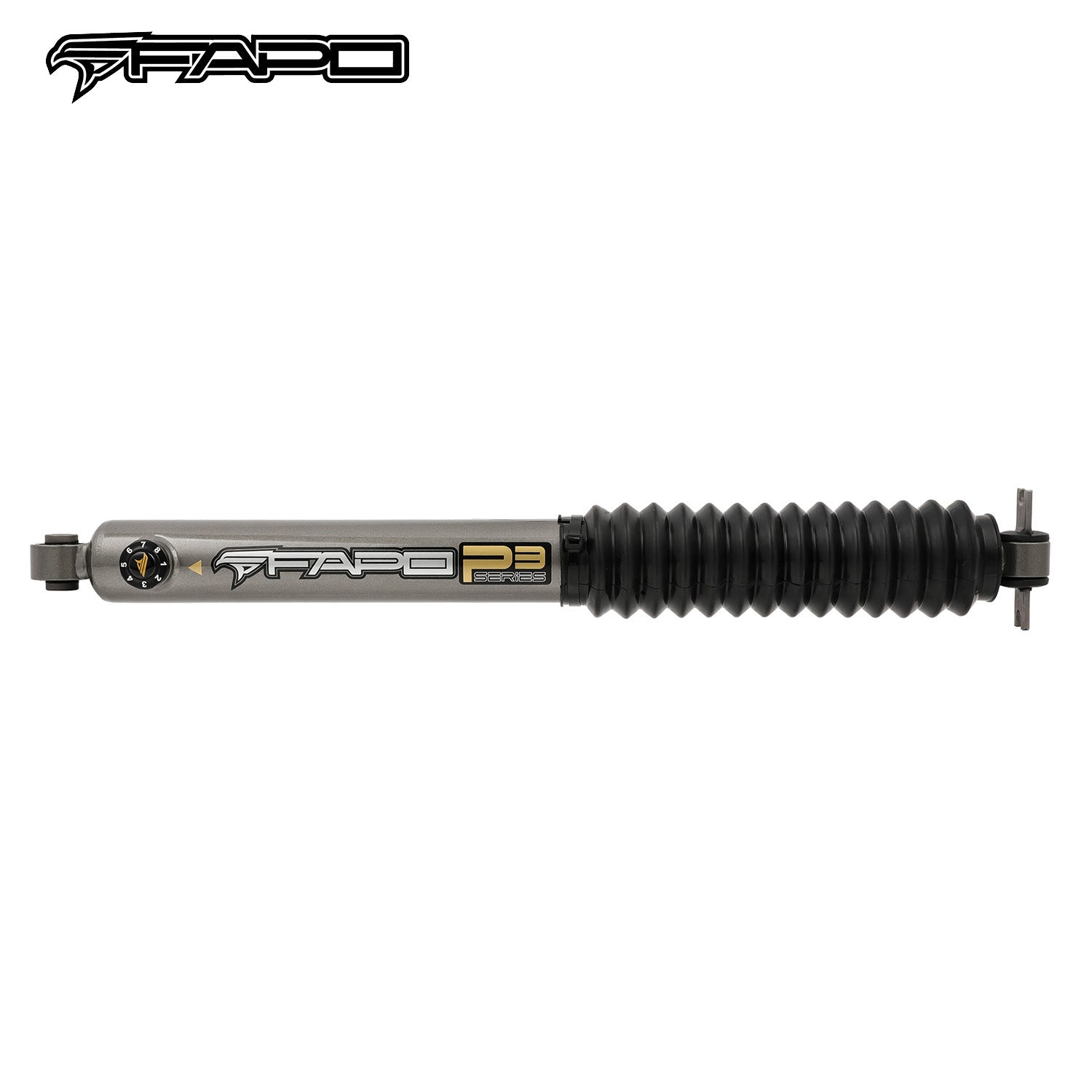 8-Stage Rear 6.5-8 in Lift Shocks for 1997-2006 Jeep Wrangler TJ PA591631