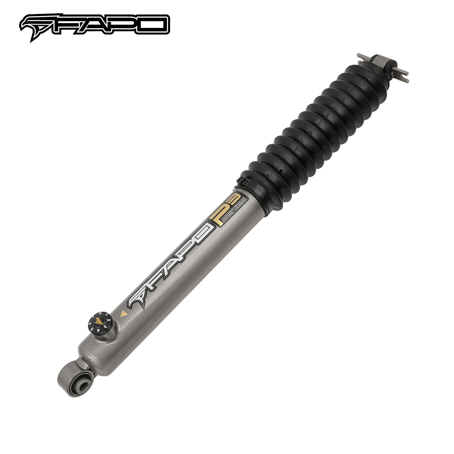 8-Stage Rear 6.5-8 in Lift Shocks for 1997-2006 Jeep Wrangler TJ PA591631