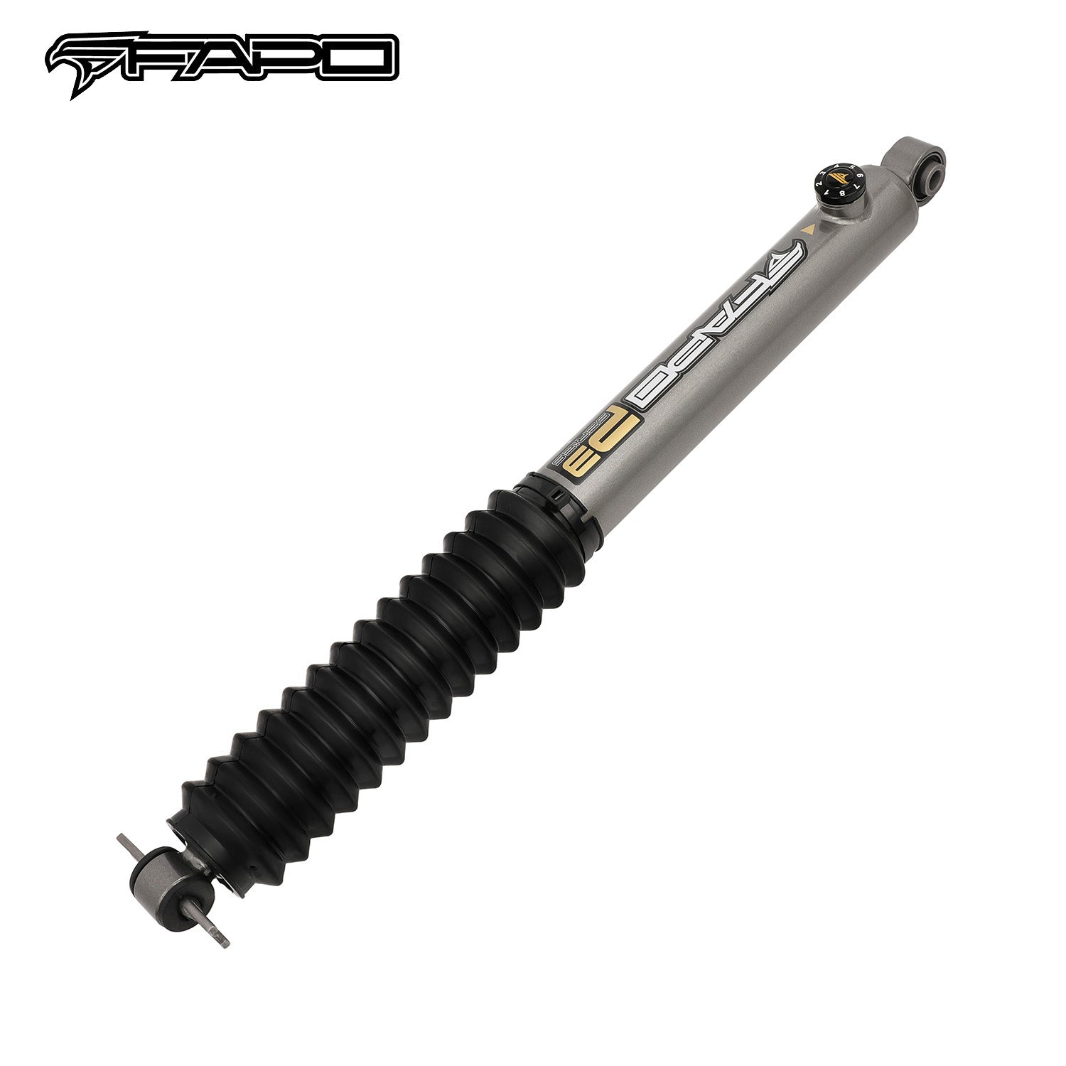 8-Stage Rear 6.5-8 in Lift Shocks for 1997-2006 Jeep Wrangler TJ PA591631