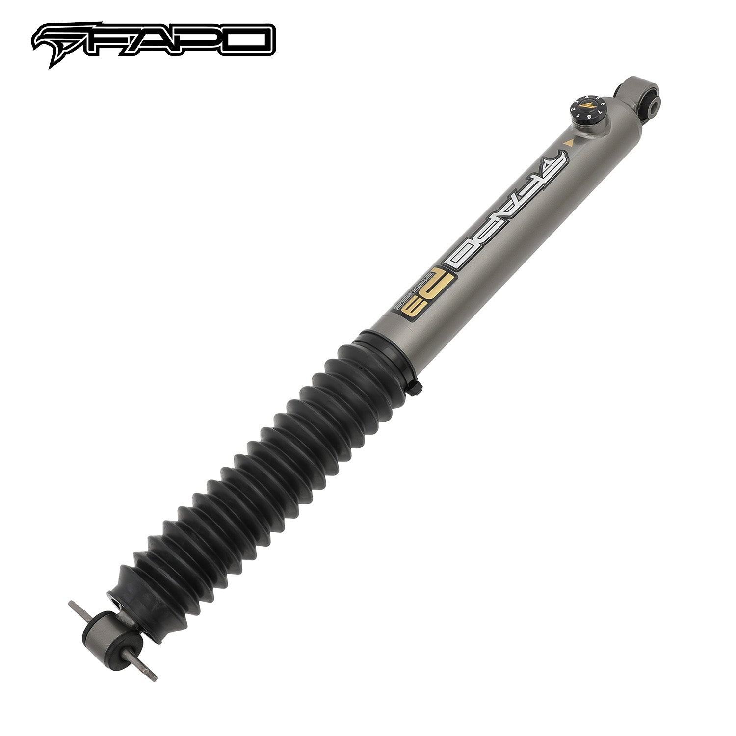 Fapo 8-Stage Full Set 3-4.5 in Lift Shocks for 2007-2018 Jeep Wrangler JK 4Pcs Set ‎PA360630 PA660630