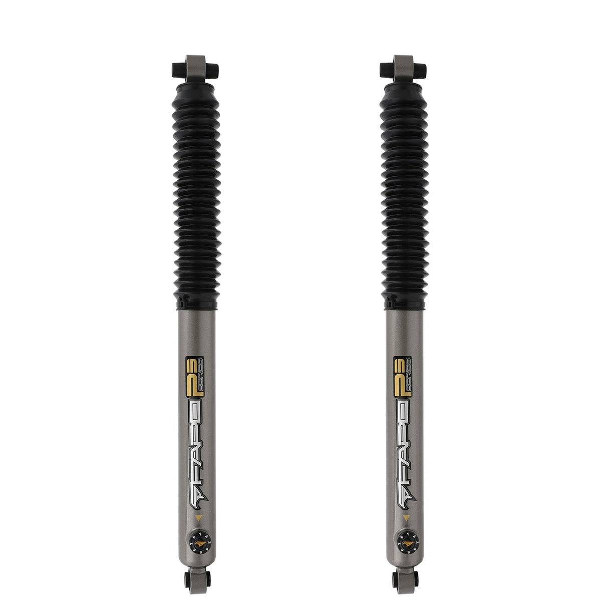 8-Stage Rear 3.5-4 in Lift Shocks for 2018-2021 Jeep Wrangler JL PA791830
