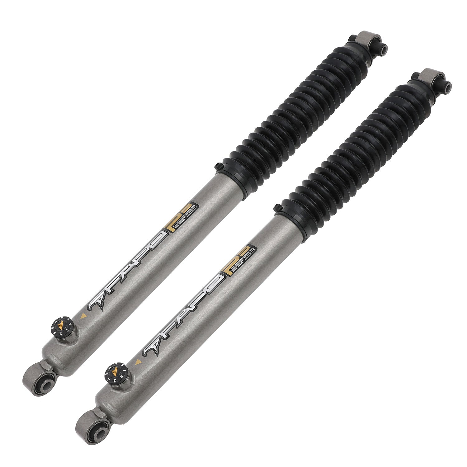 8-Stage Rear 3.5-4 in Lift Shocks for 2018-2021 Jeep Wrangler JL PA791830