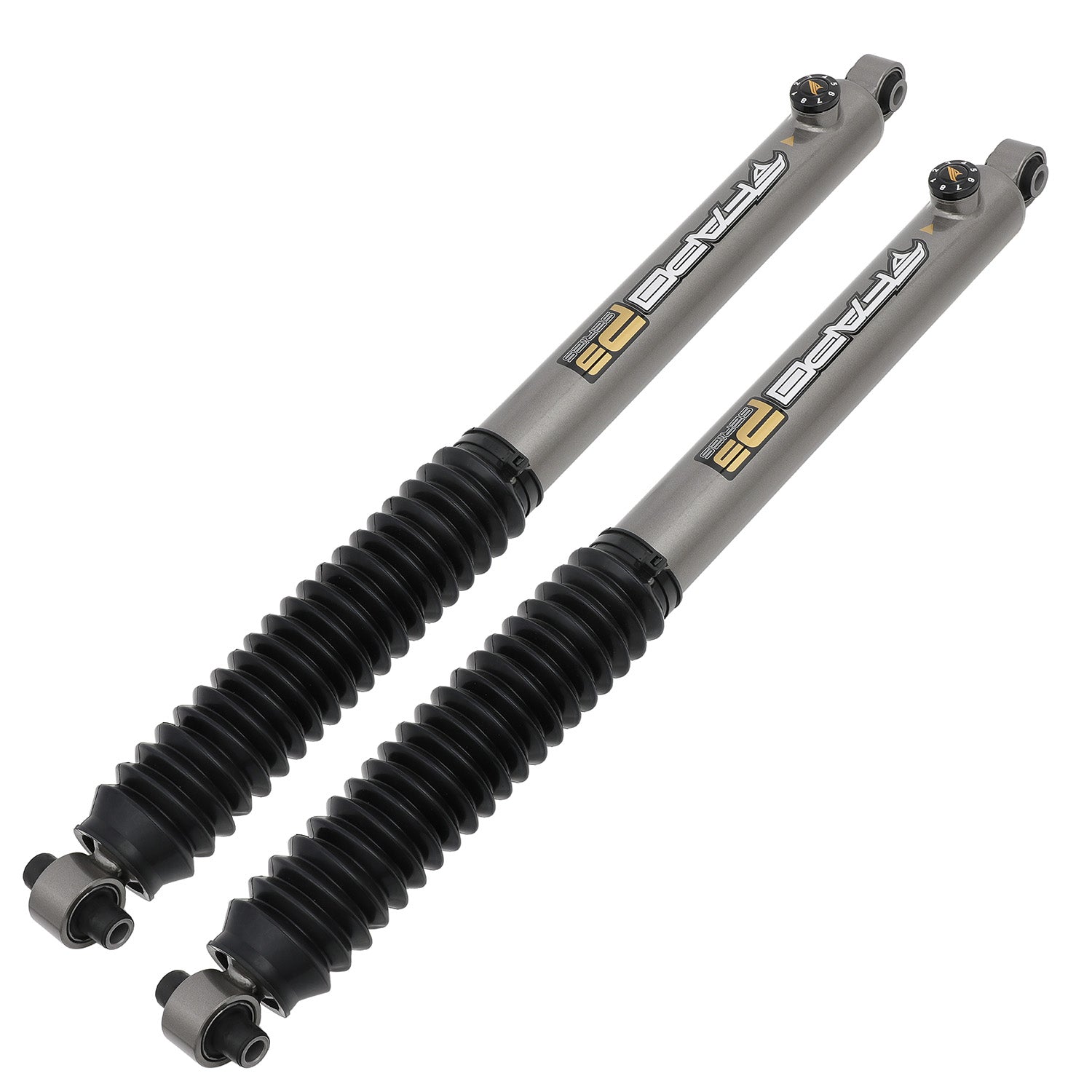 8-Stage Rear 3.5-4 in Lift Shocks for 2018-2021 Jeep Wrangler JL PA791830