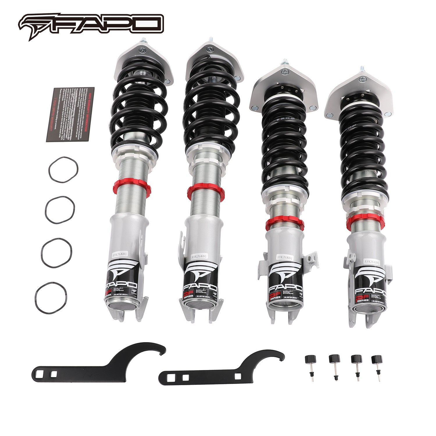 FAPO 32-Level Adjustable Coilovers for 1993-2001 Subaru Impreza 1st Gen WRX/WRX STI (GC/GC8) PF000320