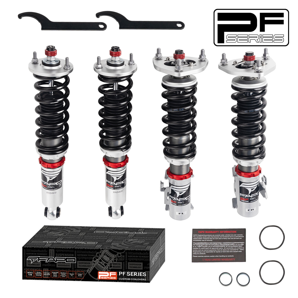FAPO 32-Level Adjustable Coilovers for 1988-1994 Nissan Cefiro 1st Gen A31 PF001230