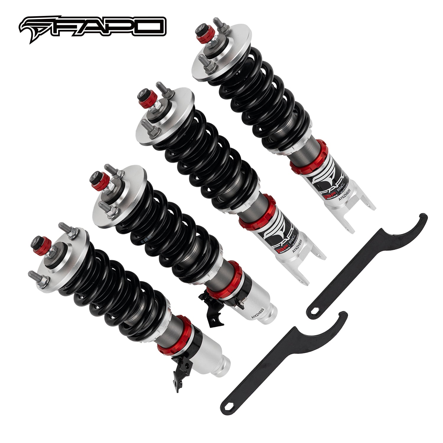 FAPO 32-Level Adjustable Coilovers for 1996-2000 Honda Civic 6th Gen (Rear Fork) (EK/EM/DC2/EJ) PF002430