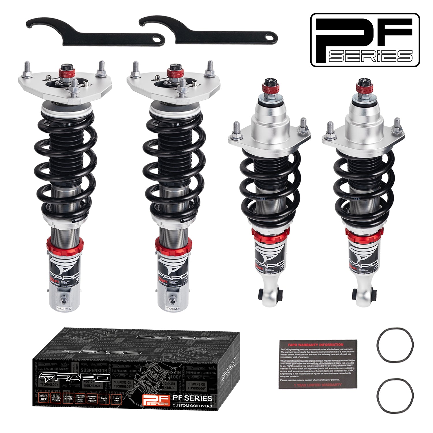 FAPO 32-Level Adjustable Coilovers for 2002-2006 Mitsubishi Lancer 8th Gen CS6A CS7A PF003930
