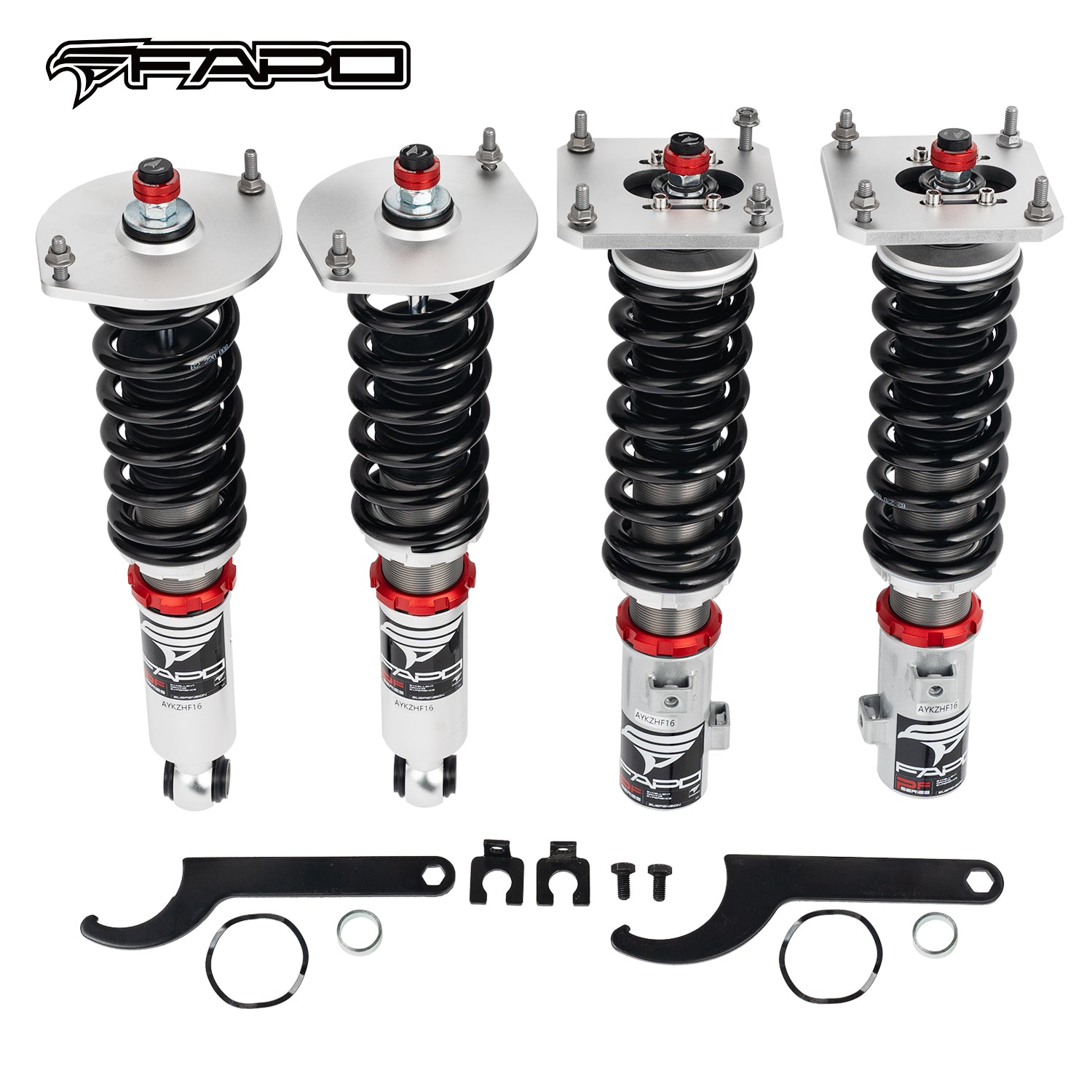 FAPO 32-Level Adjustable Coilovers for 1987-1992 Mazda RX-7 2nd Gen (FC3S) PF007230