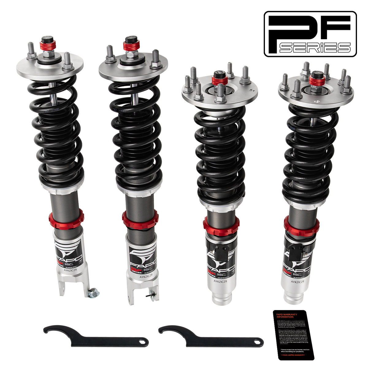 FAPO 32-Level Adjustable Coilovers for 2008-2012 Honda Accord 8th Gen CP CS PF012430