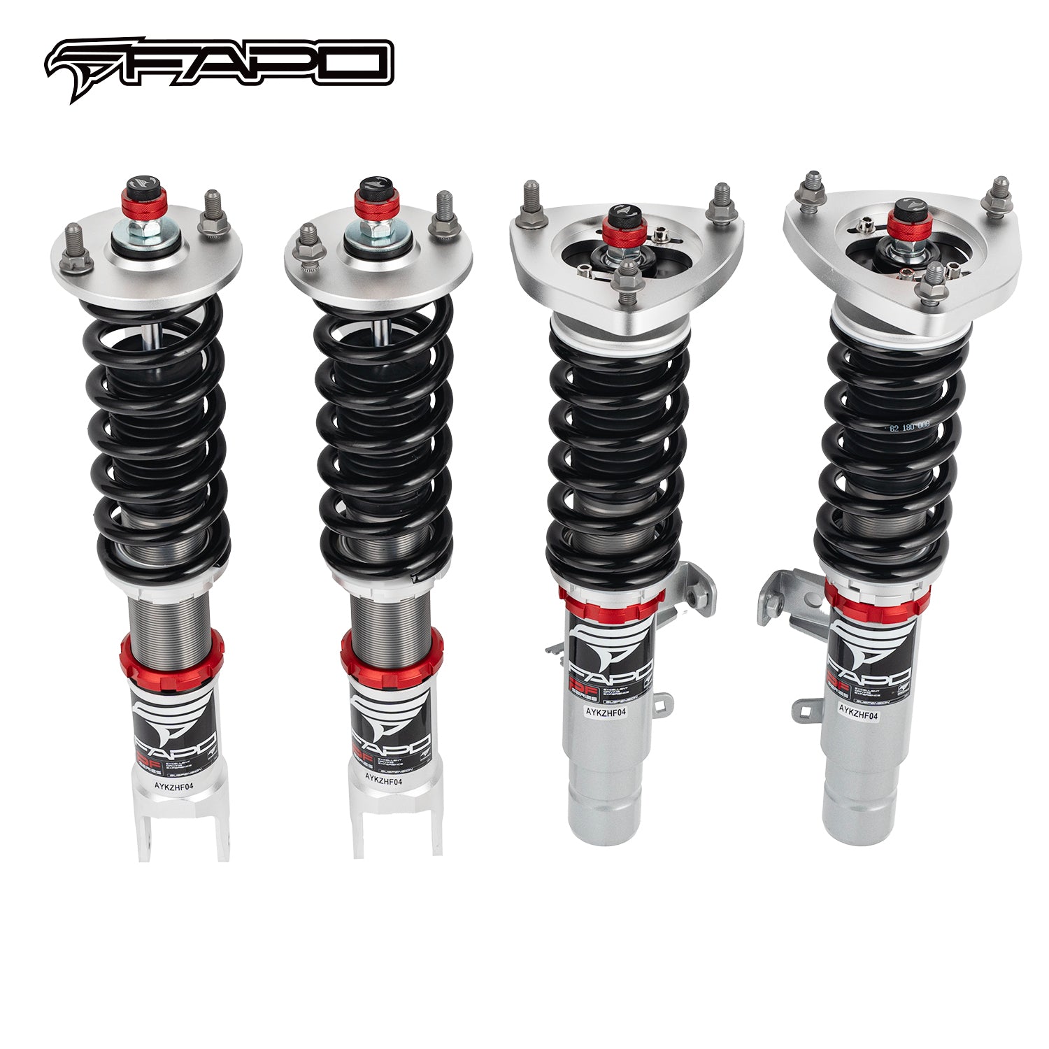 FAPO 32-Level Adjustable Coilovers for 2012-2019 Honda Accord 9th Gen (CT1/CT2/CR2/CR3/CR6) PF012630