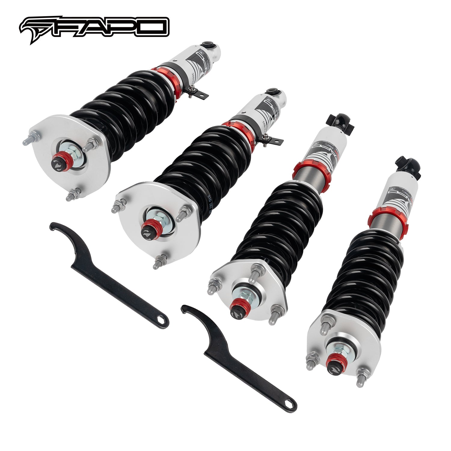 FAPO 32-Level Adjustable Coilovers for 1999-2005 Lexus IS200/IS300 1st Gen (GXE10/JCE10/SXE10) PF015430