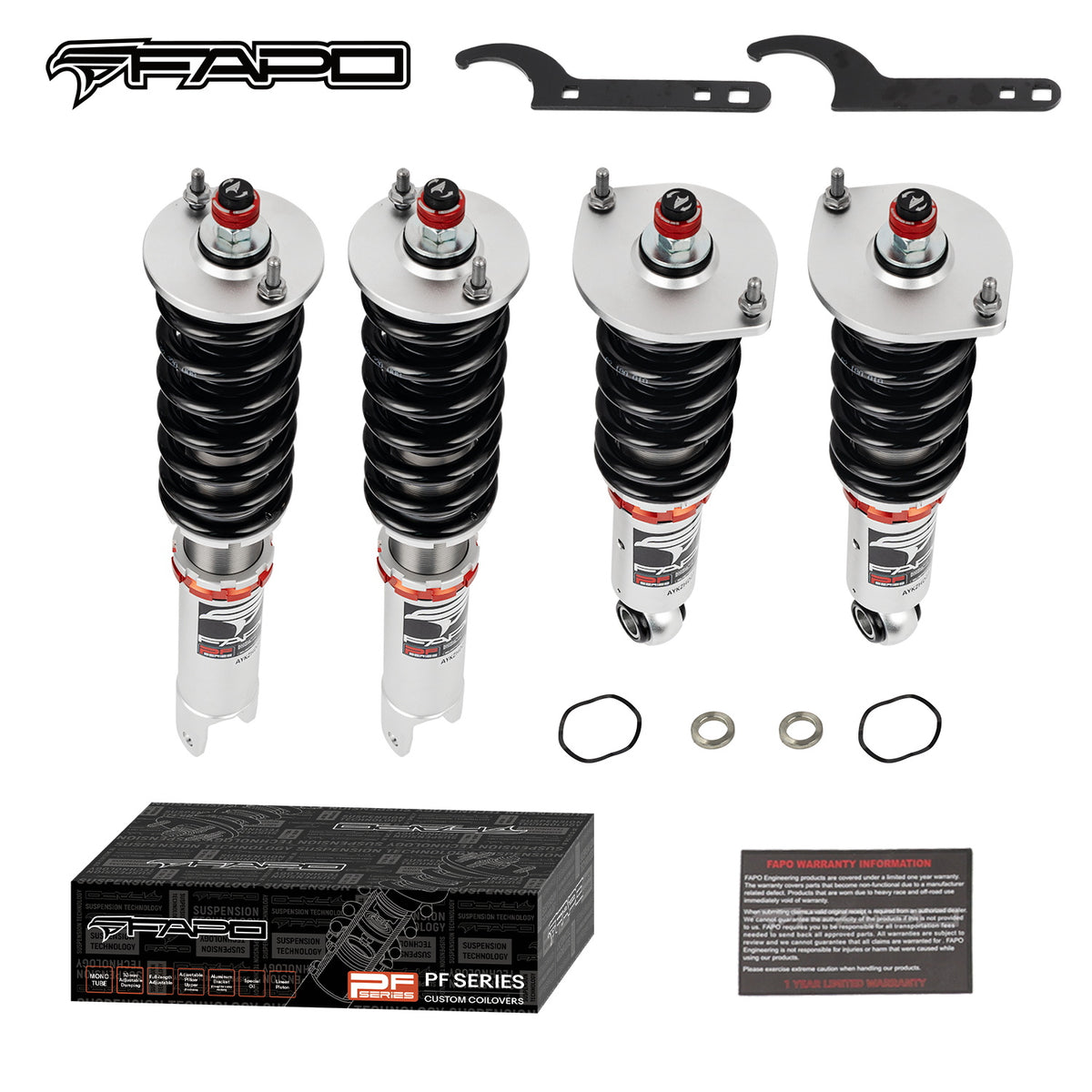 FAPO 32-Level Adjustable Coilovers for 1989-1994 Nissan Skyline R32 GT-R AWD (BNR32) PF041130