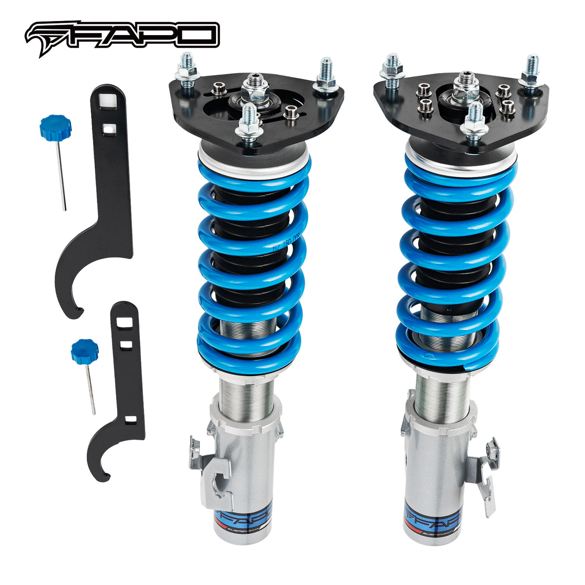 FAPO 16-Level Adjustable Front Coilovers for Nissan Silvia S13 240SX 1988-1994 PS001228