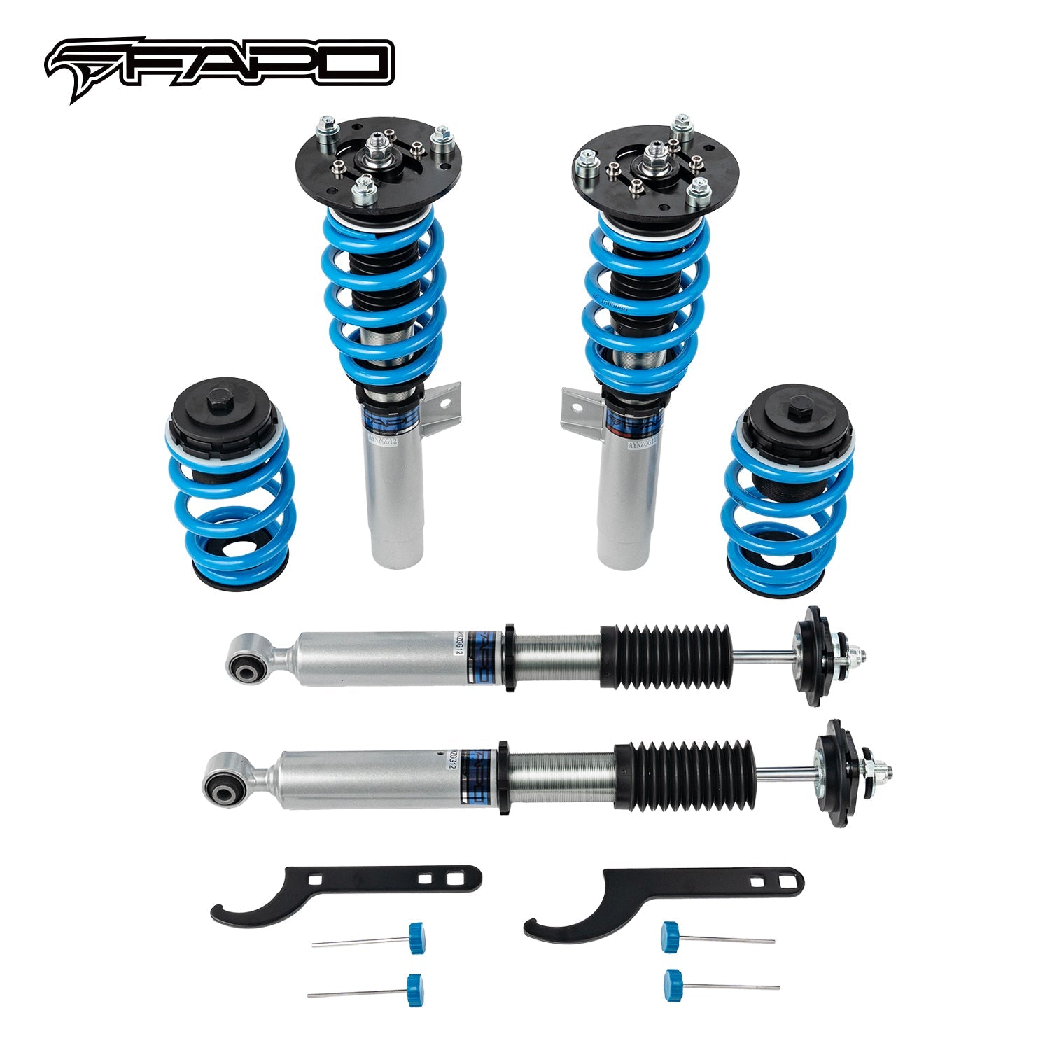 FAPO 16-Level Adjustable Coilovers for BMW 3 Series E46 1997-2006 PS006120