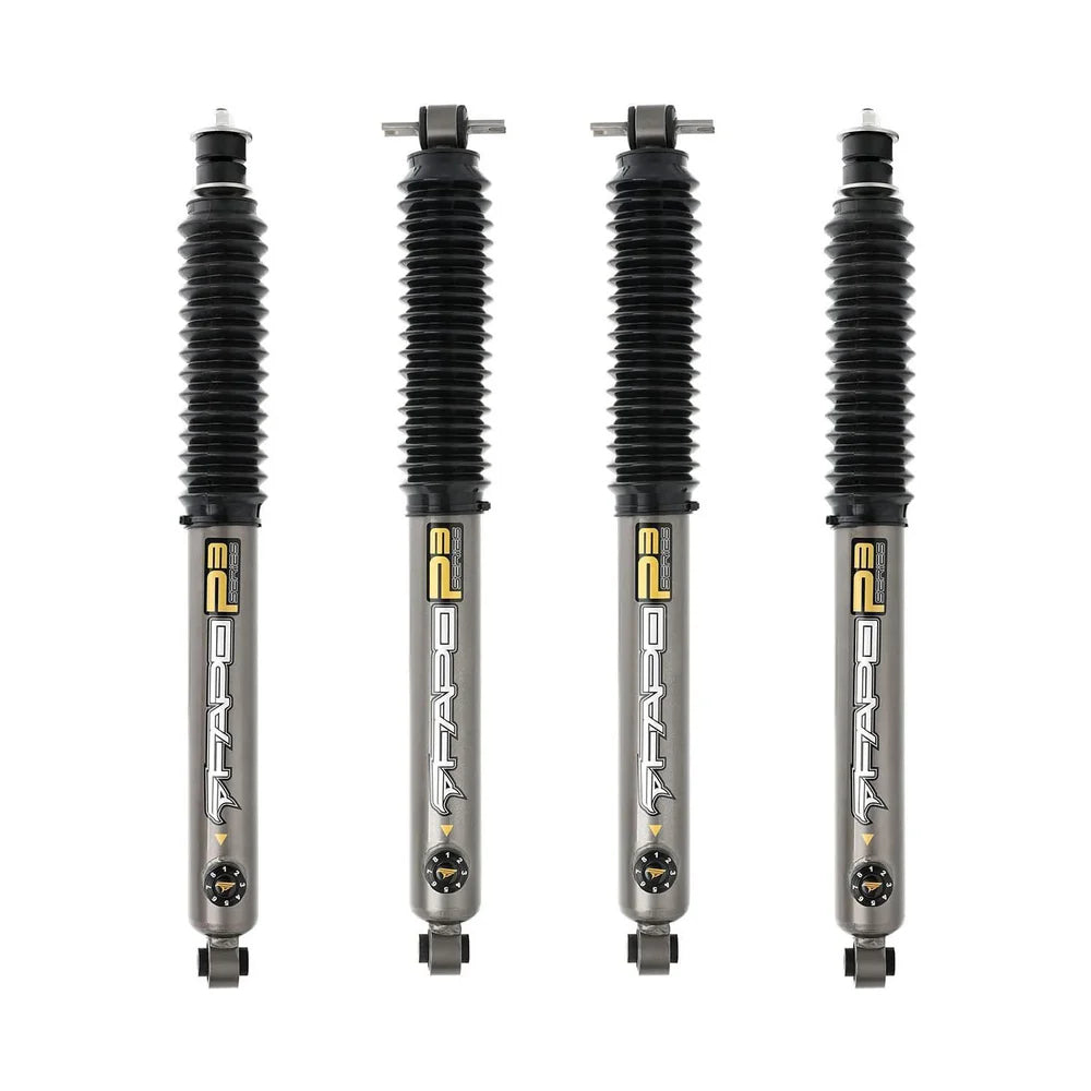 Fapo 8-Stage Full Set 3-4.5 in Lift Shocks for 2007-2018 Jeep Wrangler JK 4Pcs Set ‎PA360630 PA660630